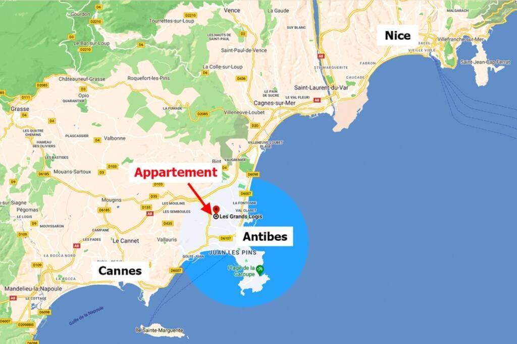Casalionelantibes 70 Sqm With Garden And Parking Antibes